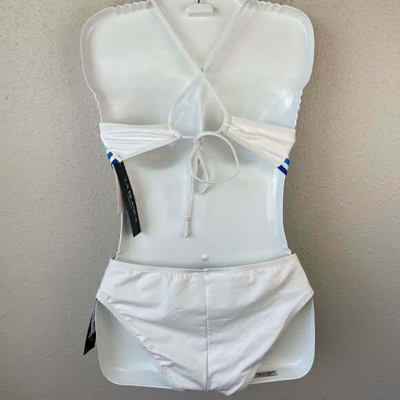 NWT La Blanca Bikini Top and Matching Bottoms Sizes 10 or 14 - Picture 5 of 7
